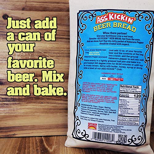 Ass Kickin Habenero Popcorn, 3.5-Ounce Bags Pack Of 12