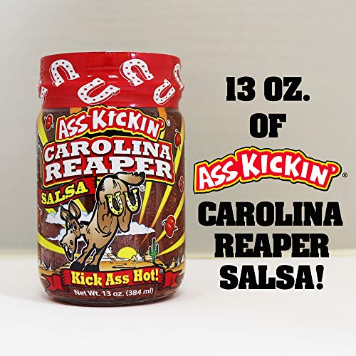Ass Kickin Carolina Reaper Hot Spicy Salsa - 13 Oz. - Premium G