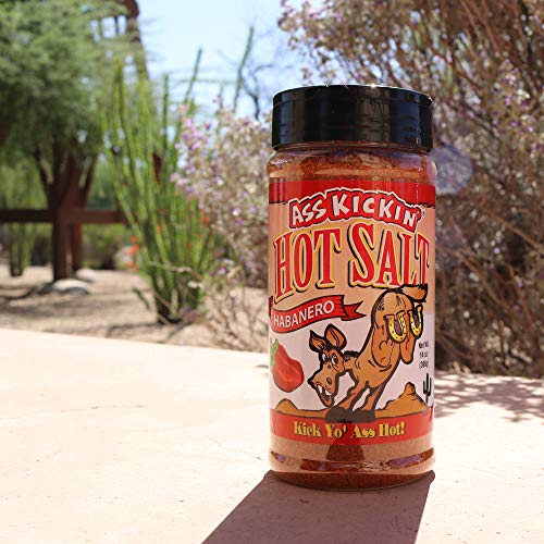 Ass Kickin Habanero Hot Spicy Salt - 14 Oz. Shaker Jar - Perfec