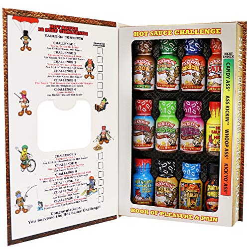 Ass Kickin’ Hot Sauce Challenge Book Of Pleasure &Amp; Pain - 12 – 0