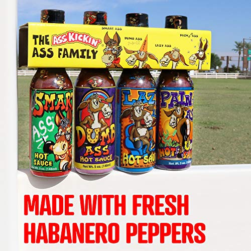Ass Kickin The Ass Family Hot Sauce Gourmet Gift Set – 5Oz. 4 P