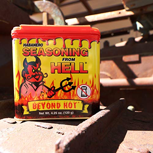 Habanero Hot Spicy Salt Free Seasoning From Hell - 4.25 Oz. - Pr