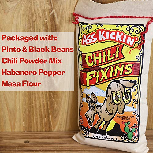 Kickin Chili Fixins - 1 Pack 16Oz. - Premium Gourmet Gift Made