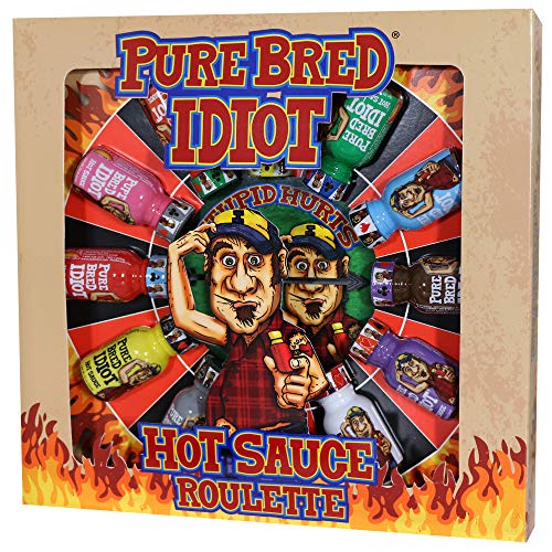 Pure Bred Idiot - Hot Sauce Roulette Game - 12 - 0.75 Ounce Bott
