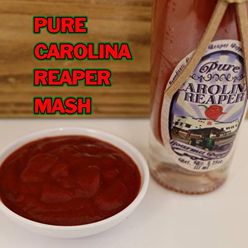 Ass Kickin Pure Carolina Reaper Pepper Hot Sauce Mash Puree 3.7
