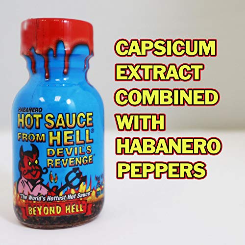 Xtreme Heat Hot Sauce Bottles Gourmet Gift Set Travel Size – 4 P