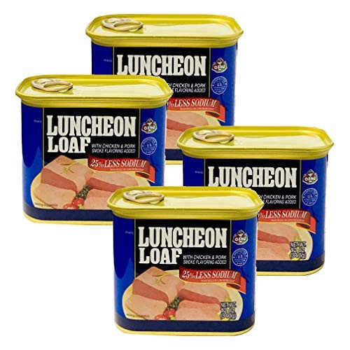 Assi Luncheon Loaf 韩国 Assi 午餐肉 340G Pack Of 4