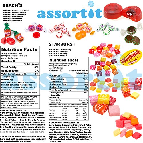 Assorted Starburst & Fruit Pops 9.75 Lb Bulk Soft Chewy & Hard C...