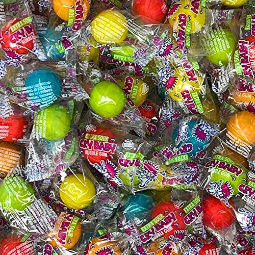 Dubble Bubble Cry Baby Extra Super Sour Bubblegum 3 Lbs American...