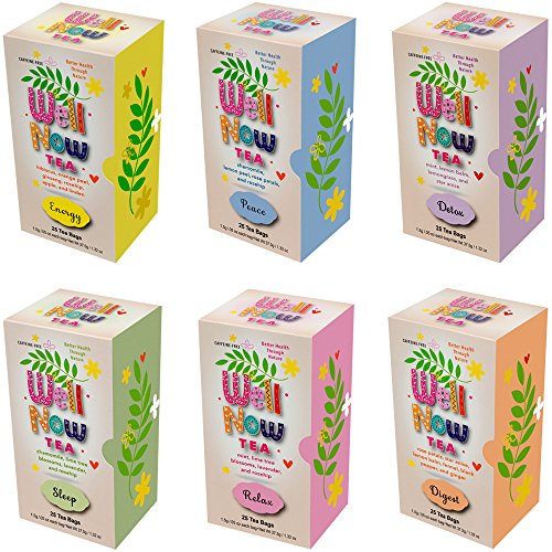 Premium Caffeine Free Herbal Soothing Tea Gift Set Bulk Variety