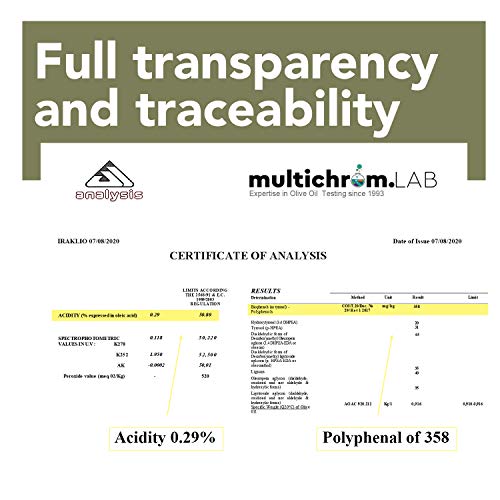 New 2022 Crop! Astarte, Greek Organic Premium Extra Virgin Olive