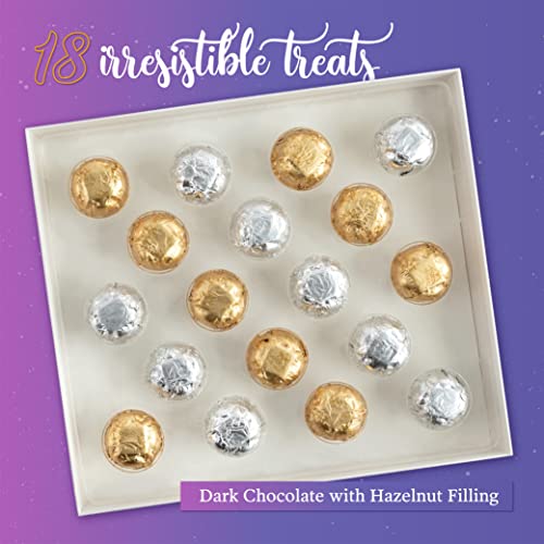 Astor Chocolate Hazelnut Vegan Truffle Box, 18 piece Belgian Cho...
