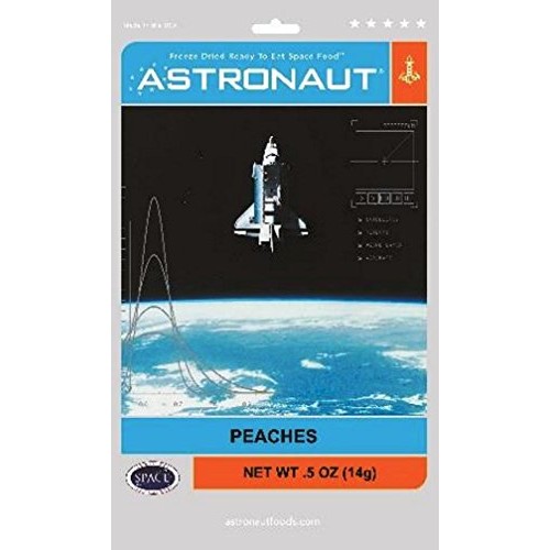 Astronaut Foods Freeze-Dried Space Food Fruit - Peaches - Pack O