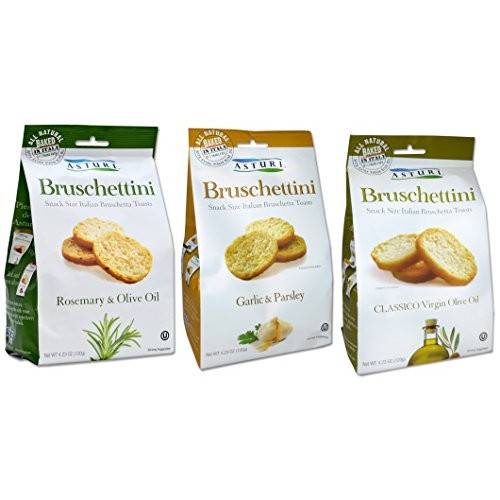 Asturi Bruschettini Garlic &Amp; Parsley, Classico Virgin Olive Oil,