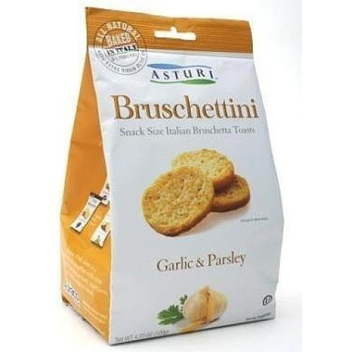 Asturi Garlic And Parsley Bruschettini Case Of 2 4.23Oz
