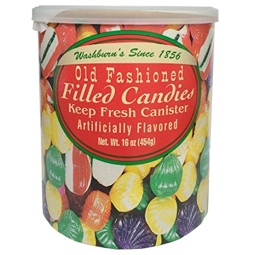 Washburn Old Fashioned Hard Candies and Filled Candies 16 Oz. Ea...