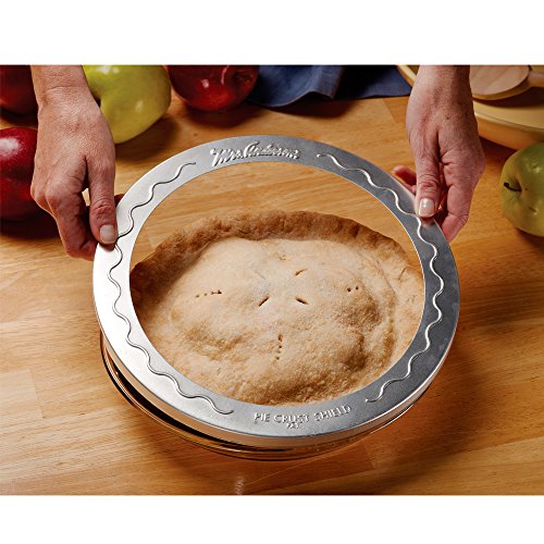 Andersons Aluminum Baking Pie Crust Shield Reusable 10 Frozen R