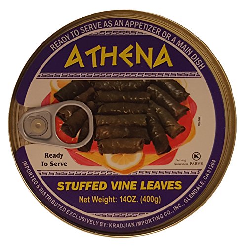 Athena Stuffed Vinegrape Leaves 14Oz 400G, Pack Of 3