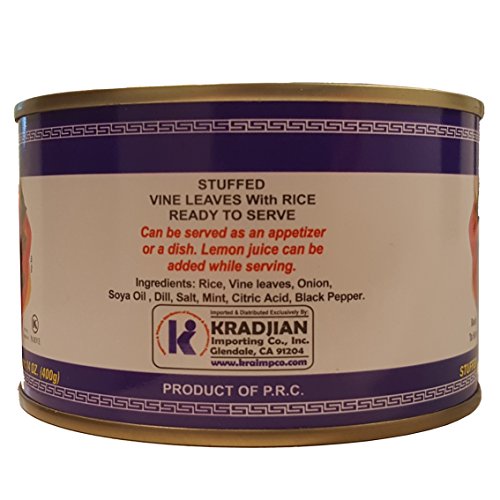 Athena Stuffed Vinegrape Leaves 14Oz 400G, Pack Of 3