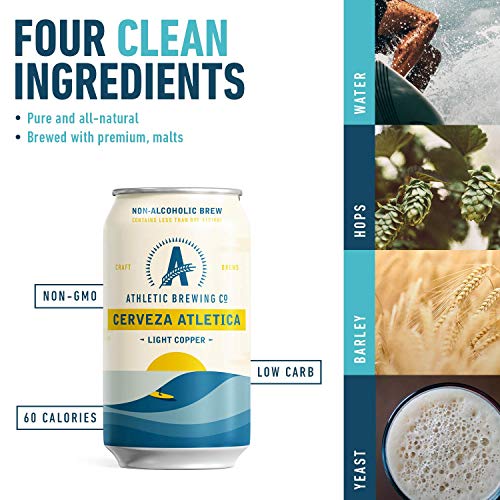 Athletic Brewing Company Craft Na - 24 Pack X 12 Fl Oz Cans - Ce