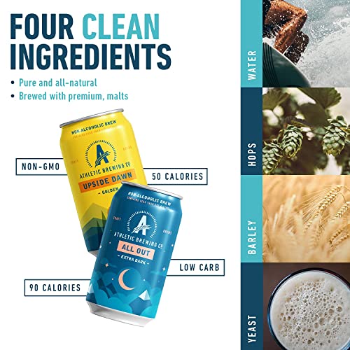 Athletic Brewing Company Craft Na - 6-Pack All Out And 6-Pack Up