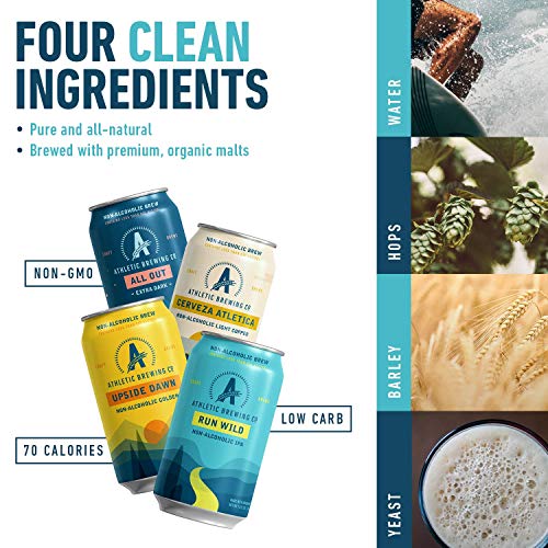 Athletic Brewing Company Craft Na - 6-Pack Of All Out, Upside Da