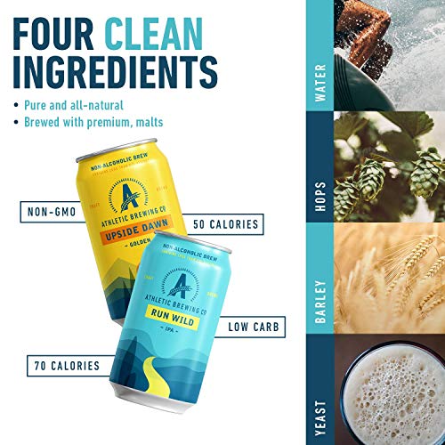 Athletic Brewing Company Craft Na - 6-Pack Run Wild Ipa And 6-Pa