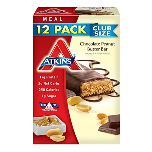 Atkins Advantage Bars, Chocolate Peanut Butter , 2.1-Ounce Bars