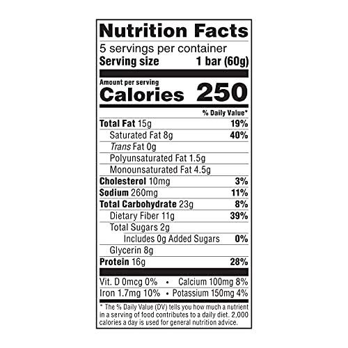 Atkins Chocolate Almond Butter Protein Meal Bar, Keto Friendly, ...
