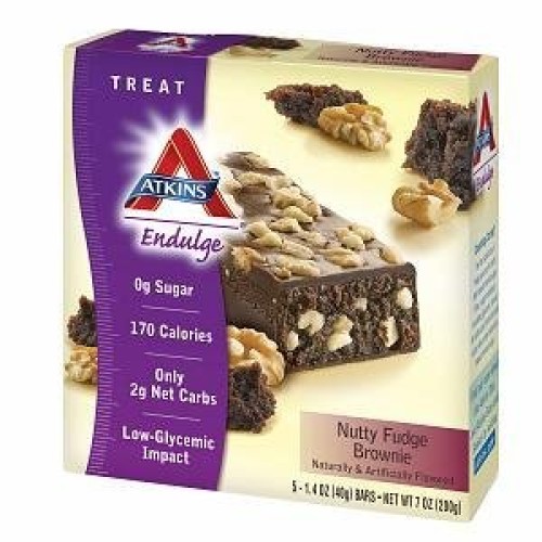 Atkins Endulge Brownie, Nutty Fudge 5 Ct Quantity Of 5