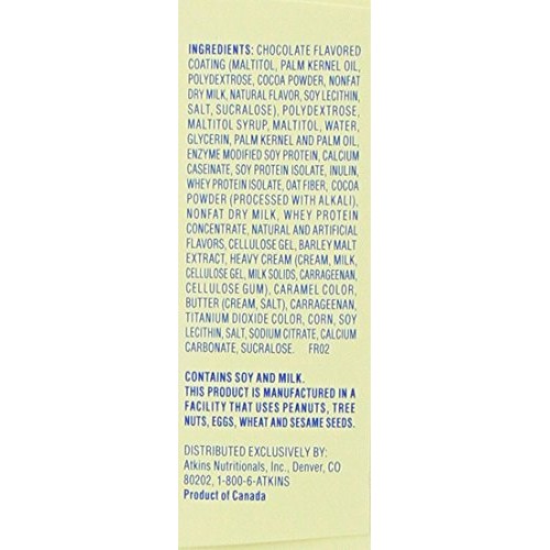 Atkins Endulge Chocolate Caramel Mousse Treat Bar, 1.2 Oz., 5 Co