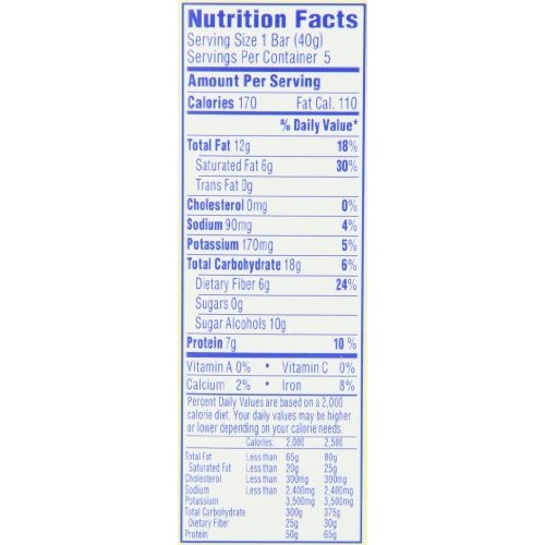 Atkins Endulge Nutty Fudge Brownie Bar, 5 - 1.4 Oz. Bars Pack O