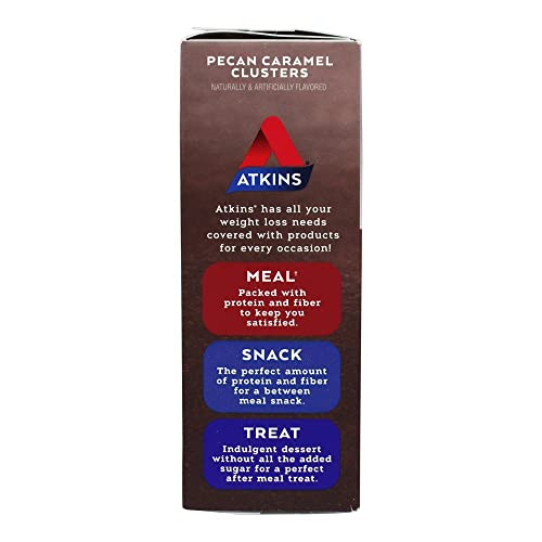 Atkins Endulge Pecan Caramel Clusters, 0.49 Ounce Pack Of 10