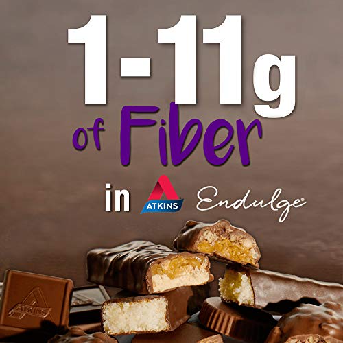 Atkins Endulge Treat, Caramel Nut Chew Bar, Keto Friendly, 10 Co