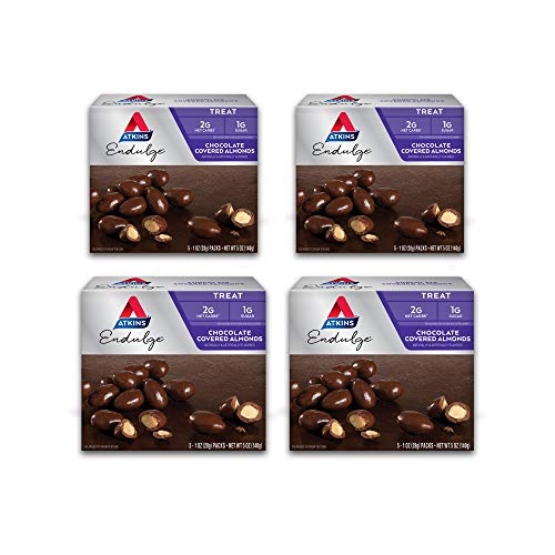 Atkins Endulge Treat Chocolate Covered Almonds. Rich &Amp; Crunchy.