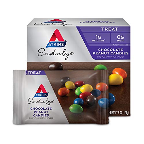 Atkins Endulge Treat, Chocolate Peanut Candies, Keto Friendly, 5