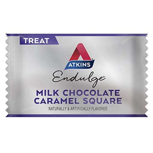 Atkins Endulge Treat Milk Chocolate Caramel Squares. Smooth &Amp; De