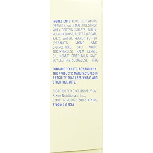 Atkins Endulge Treat, Peanut Caramel Cluster Bar, 5 Count Pack