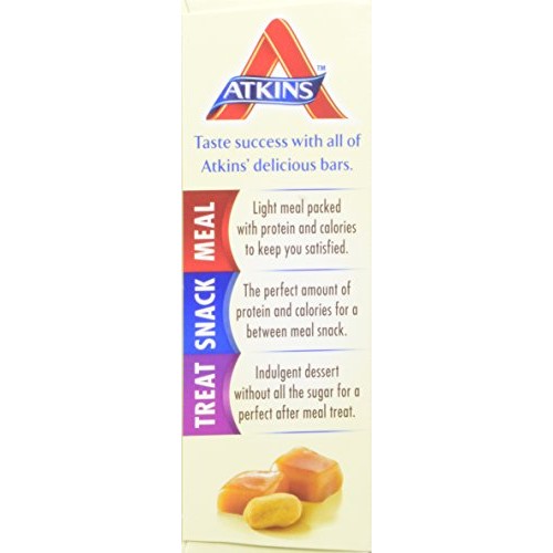 Atkins Endulge Treat, Peanut Caramel Cluster Bar, 5 Count Pack