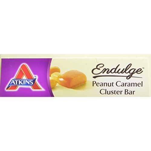 Atkins Endulge Treat, Peanut Caramel Cluster Bar, 5 Count Pack