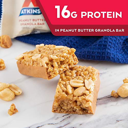 Atkins Protein Meal Bar, Peanut Butter Granola, 5 Count
