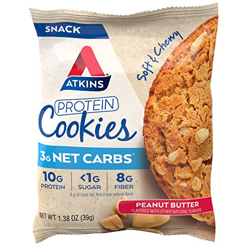Atkins Protein Cookie Peanut Butter, 4 Count