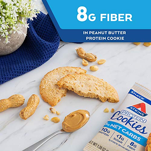 Atkins Protein Cookie Peanut Butter, 4 Count