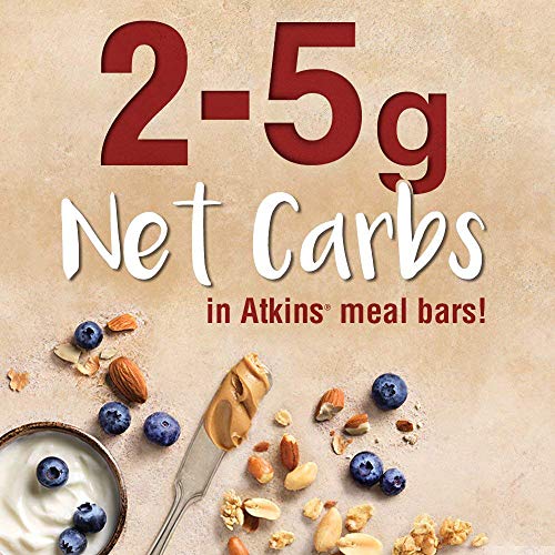 Atkins Protein Meal Bar, Chocolate Almond Caramel, Keto Friendly