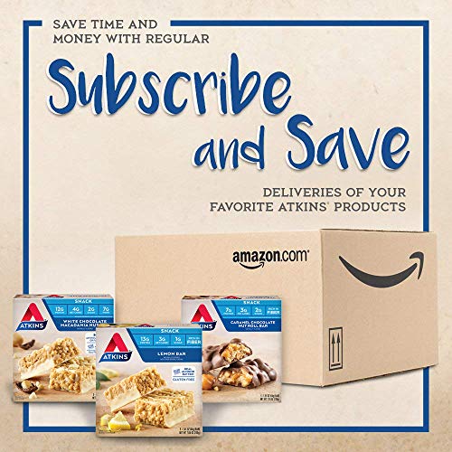 Atkins Snack Bar, Caramel Chocolate Nut Roll, Keto Friendly, 1.5
