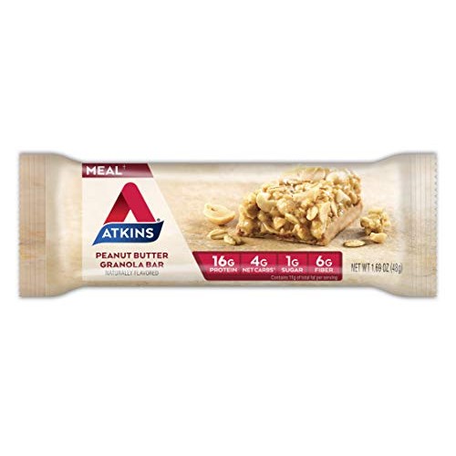 Atkins Protein-Rich Meal Bar, Peanut Butter Granola, 5 Count, Pa Atkins Protein-Rich Meal Bar, Peanut Butter Granola, 5 Count, Pa