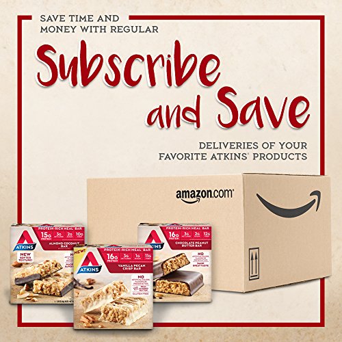 Atkins Protein-Rich Meal Bar, Peanut Butter Granola, 5 Count, Pa Atkins Protein-Rich Meal Bar, Peanut Butter Granola, 5 Count, Pa