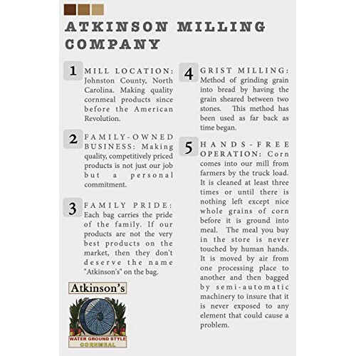 Atkinsons Yellow Self-Rising Corn Meal, 2 Lbs.