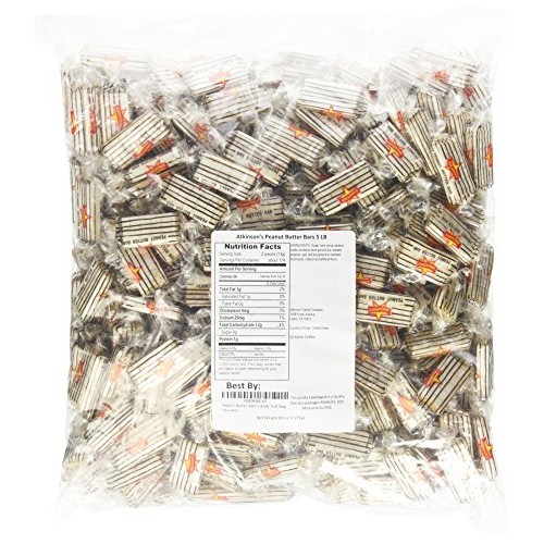 Peanut Butter Bars Candy 5Lb Bag By Atkinson