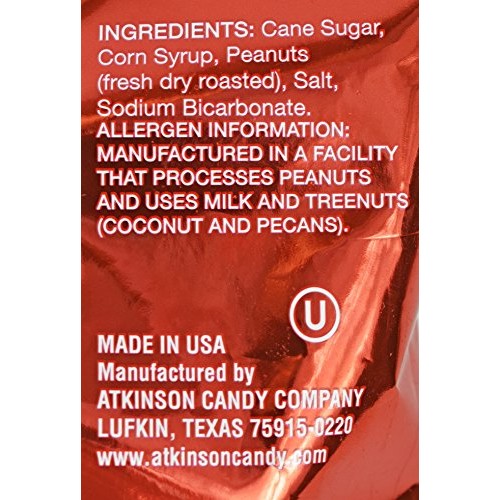 Set Of 3 Sophie Mae Peanut Brittle Bites Candy - 4 Ounce Per Pac